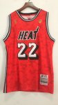 Maillot de Basket #22 Butler Miami Heat Bape Rouge Brodé